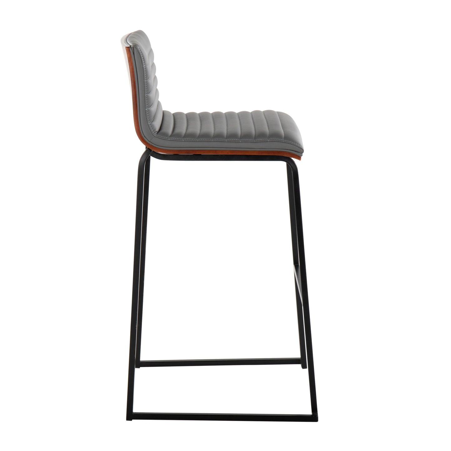 Mason Mara - Contemporary, Fixed Height Barstool (Set of 2) Lumi Source