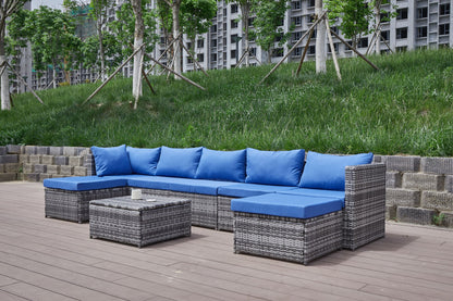 Patio Sofa With Cushions Home Essentials