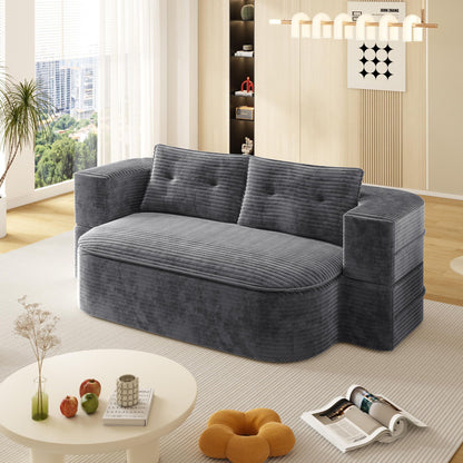Convertible Floor Sofa Bed With Multi Functional Blanket Home Essentials