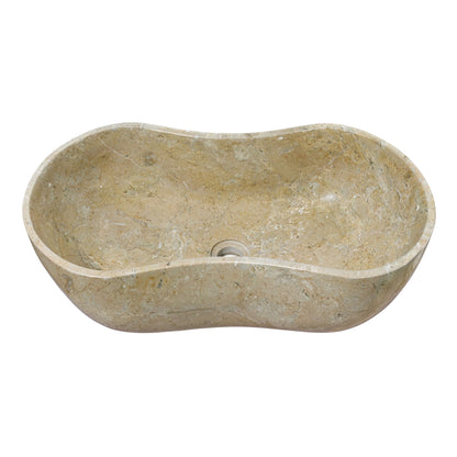 Bathroom Vessel Sink With Wavy Design Daily Nest