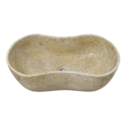 Bathroom Vessel Sink With Wavy Design Daily Nest