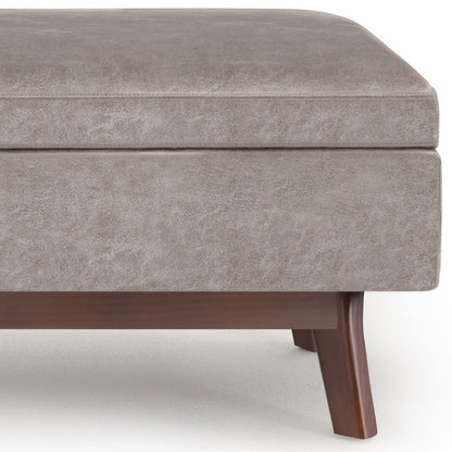 Owen - Upholstered Rectangular Storage Ottoman Simpli-Home
