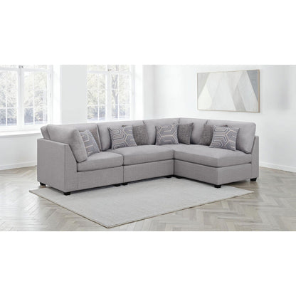Lafayette - Modular Upholstered Sectional Sofa - Gray Furniture Max