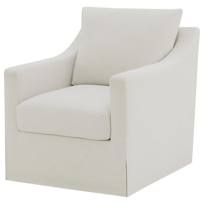 Winter - Upholstered Sloped Arm Accent Swivel Chair Coaster Fine Furniture