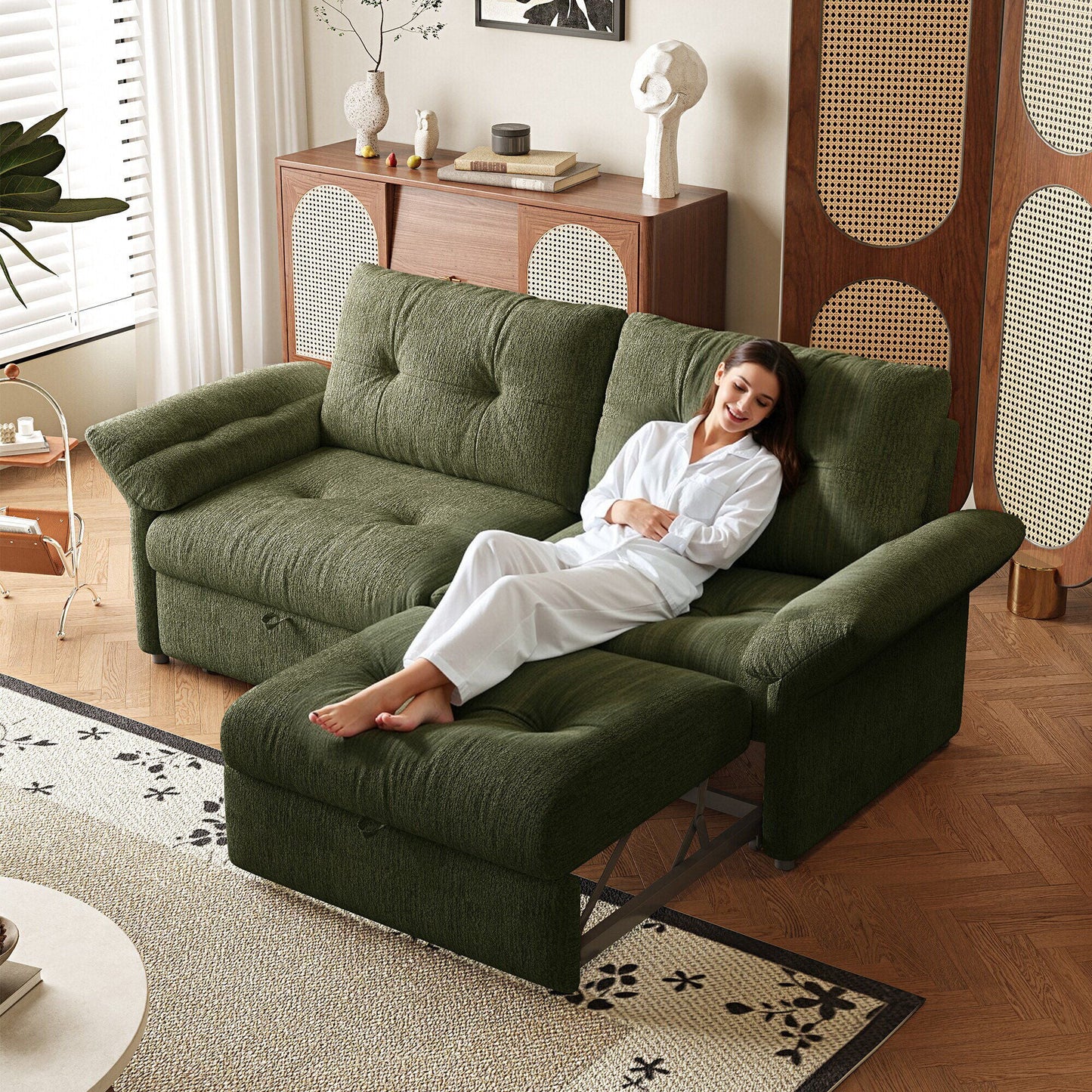 Sofa Bed, 2 In 1 Design For Living Rooms Home Essentials