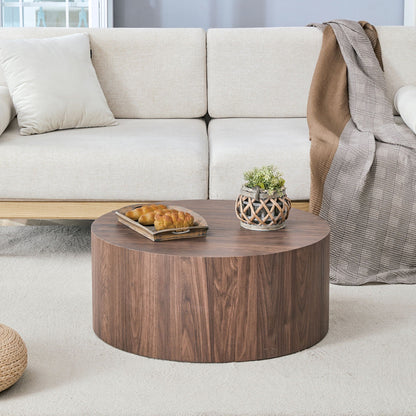 Cylindrical Coffee Table With Material For Living Room Home Essentials