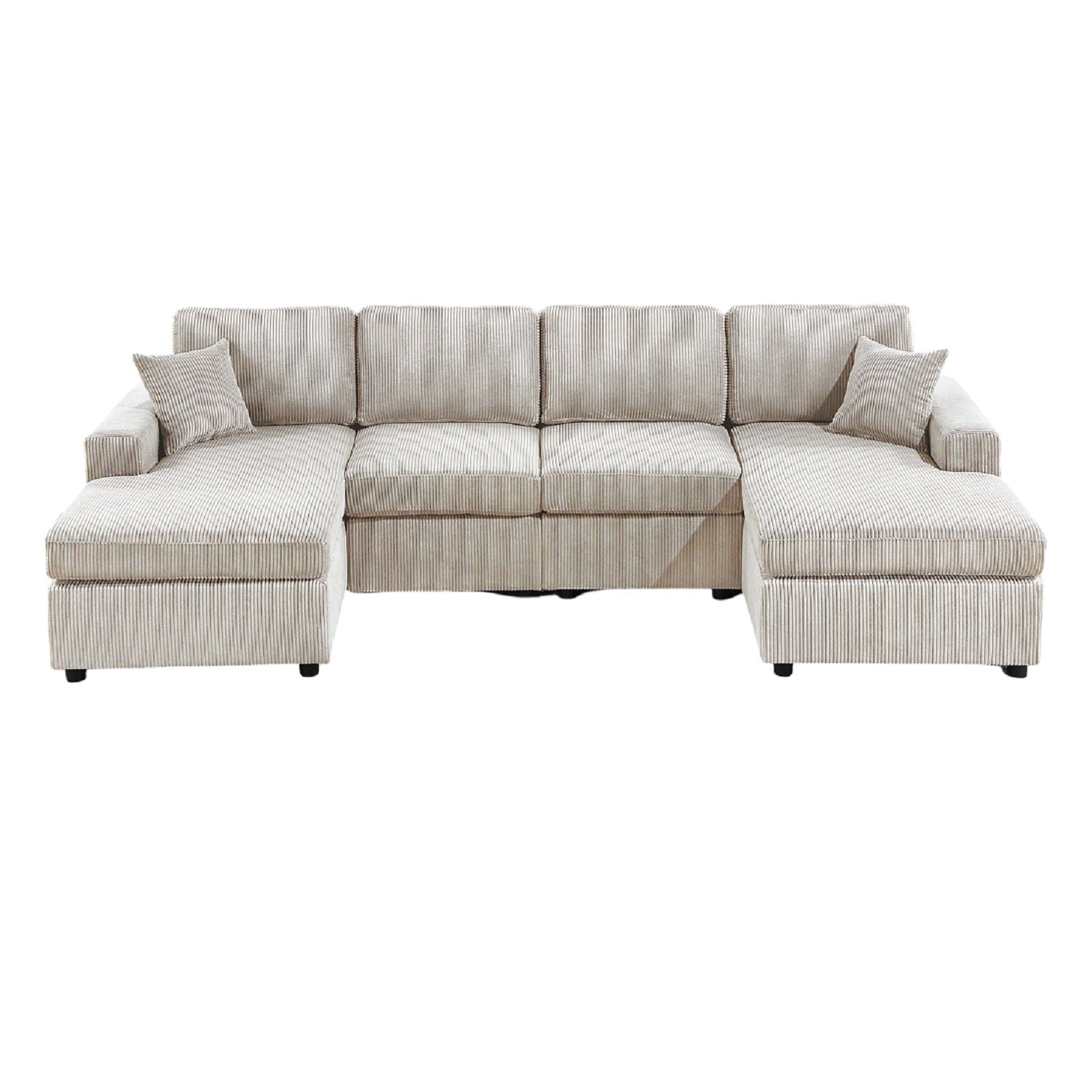 Modern Design Sectional Set With Right And Left Arm Chaise Home Essentials