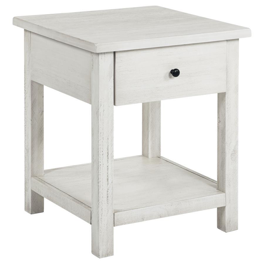 Payne - 1 Drawers Wood End Table with Shelf Coaster Fine Furniture