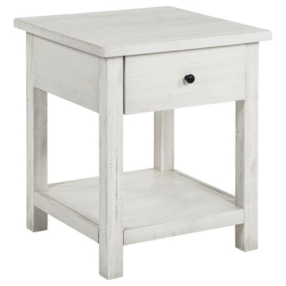 Payne - 1 Drawers Wood End Table with Shelf Coaster Fine Furniture