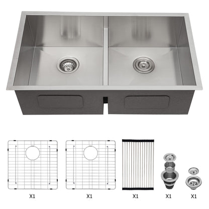 Modern Double Bowl Undermount Sink Design With 10" Deep Basins Daily Nest