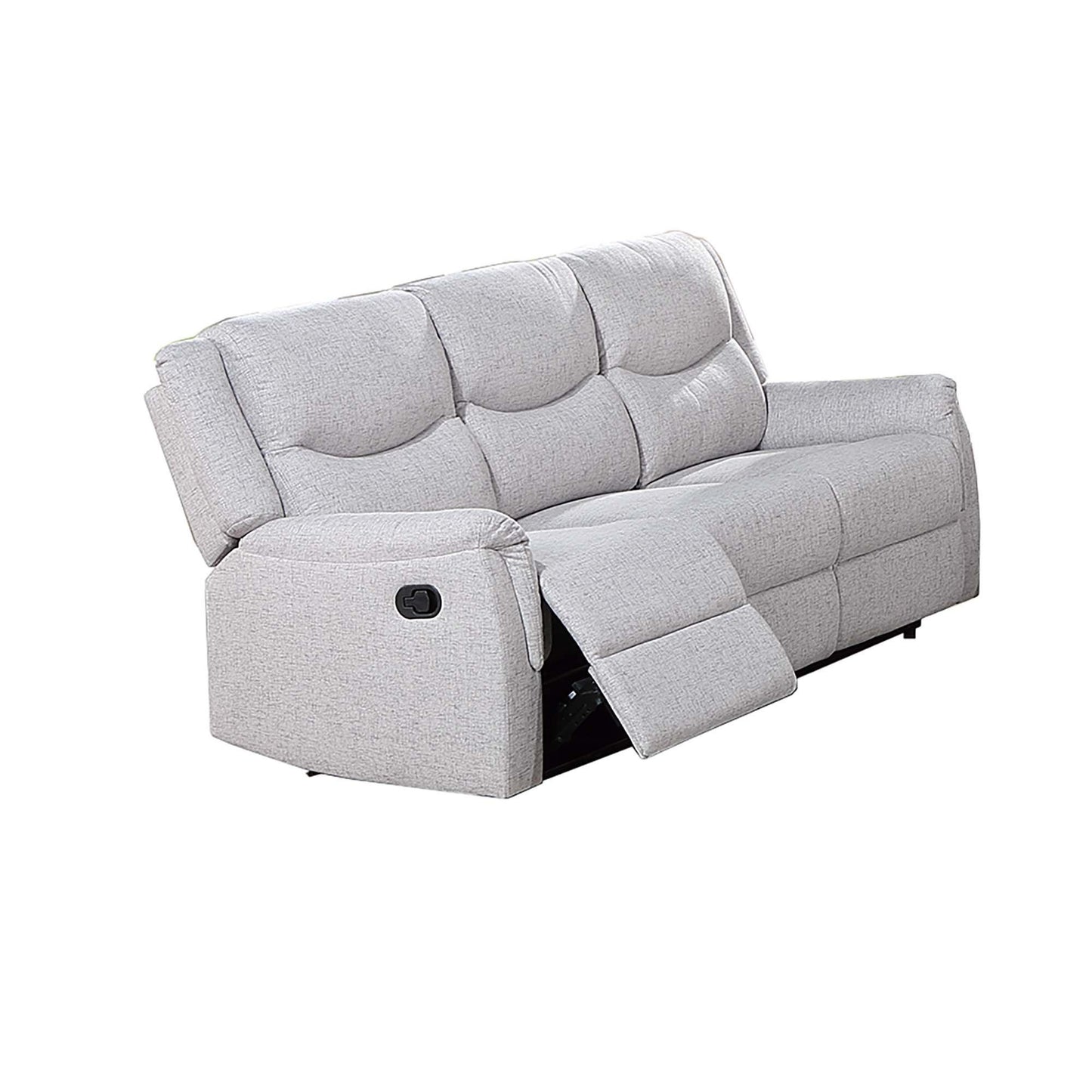 Modern Contemporary Style Recliner Sofa With Plush Armrest And Headrest Home Essentials