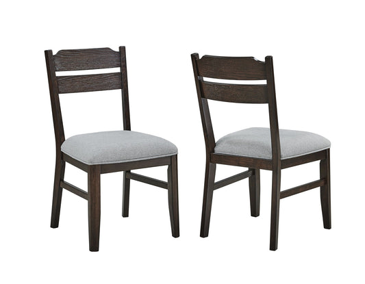 Higgins - Dining Chair (Set of 2) - Dark oak Crown Mark