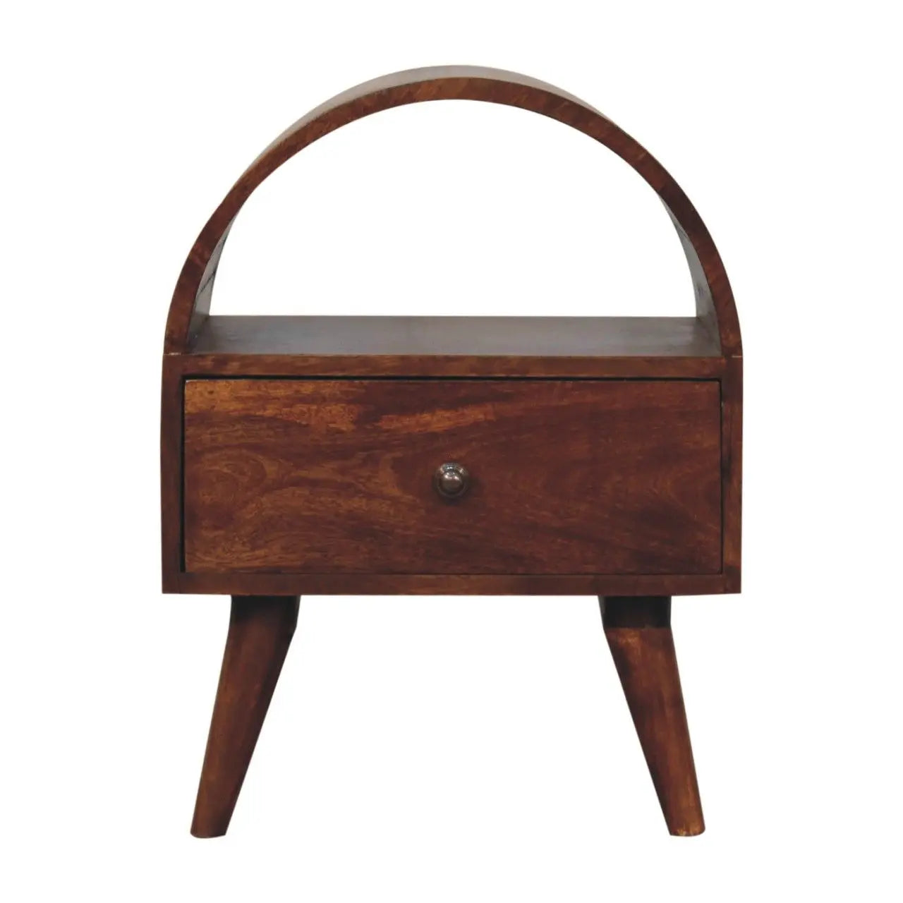 Dome Bedside Table - Brown Artisan Furniture