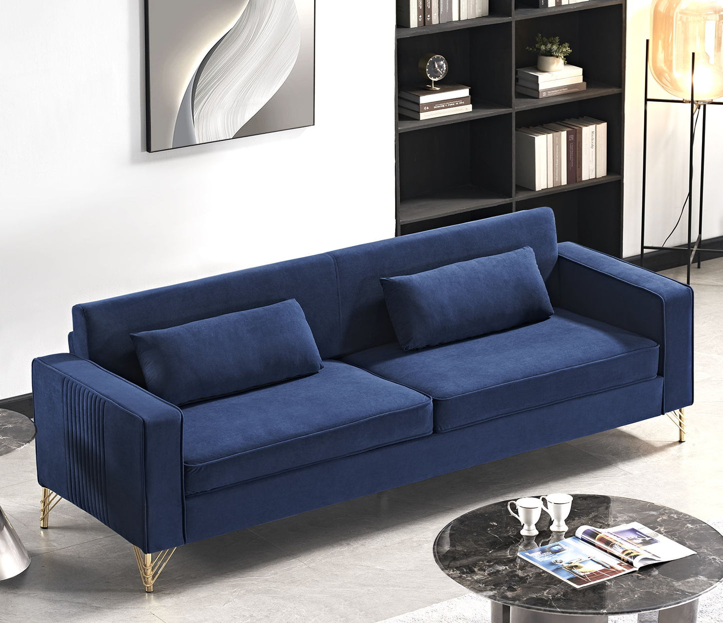 Aesthetic 3 Seater Couch With Classic Modern Appeal And Luxurious Soft Comfort US Pride