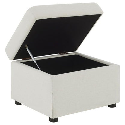 Winter - Upholstered Hydraulic Lift Top Storage Ottoman Coaster Fine Furniture