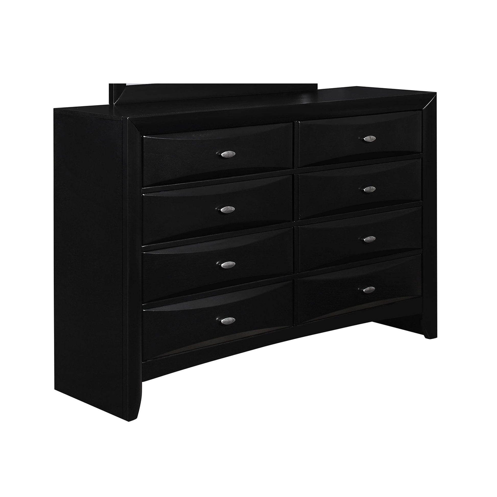 Lucille - 5 Piece Bedroom Set With Storage Drawers And Bookcase Headboard Global Furniture USA