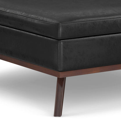Owen - Multifunctional Square Coffee Table Storage Ottoman Simpli-Home
