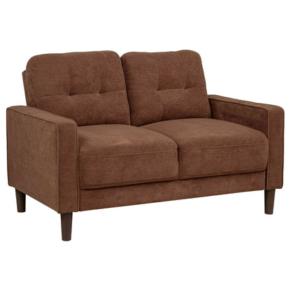 Heather - Track Arm Tufted Loveseat Furniture Max