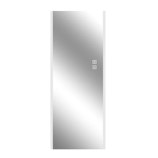Frameless Full Length LED Mirror With 3 Color Changing Light And Explosion Proof Glass - Silver Daily Nest