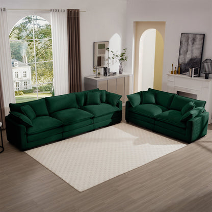 Elegant Oversized Sectional Sofa Set With Deep Seats And Flexible Layout Home Essentials