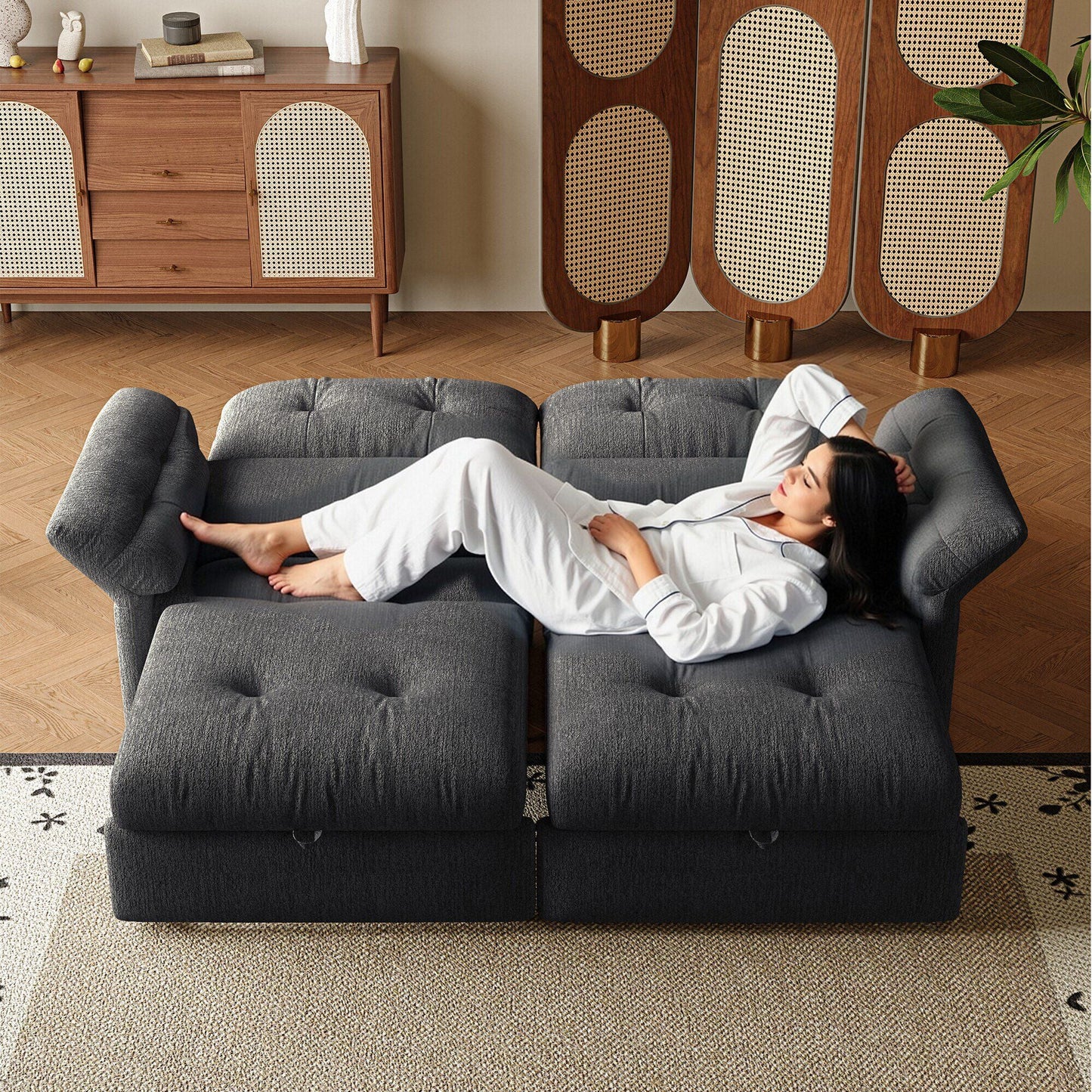 Sofa Bed, 2 In 1 Design For Living Rooms Home Essentials