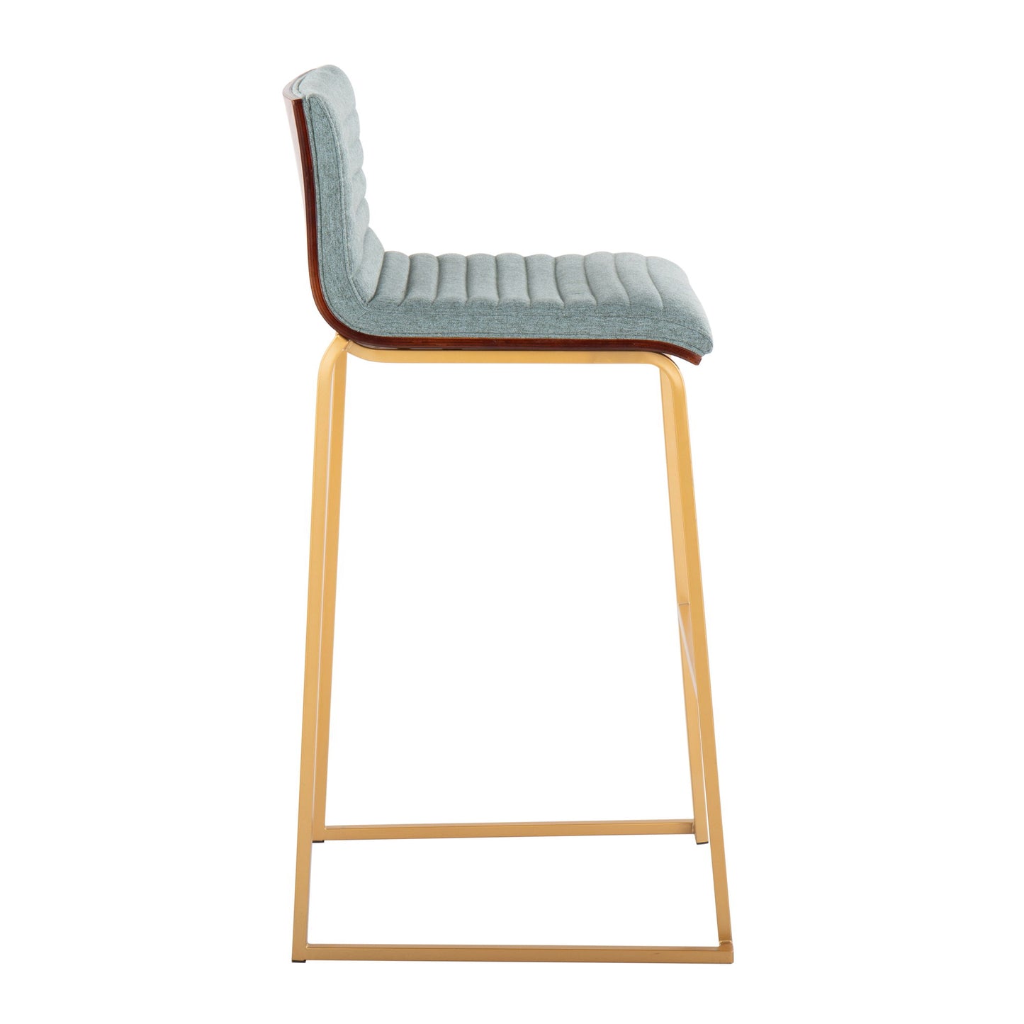 Mason Mara - Contemporary Versatile Desig Fixed Height Barstool (Set of 2) Lumi Source