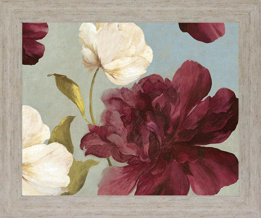 Wine Blossom Drift - 28" x 34" Framed Wall Art Classy Art