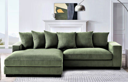 Luxe - Oversized 2 Piece Sectional Couches For Living Room, L Shaped Sofa With Chaise US Pride