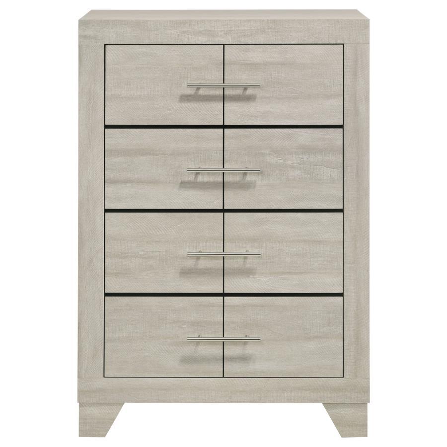 Trenton - 4-Drawer Bedroom Chest Of Drawers - Rustic Cream Coaster Fine Furniture