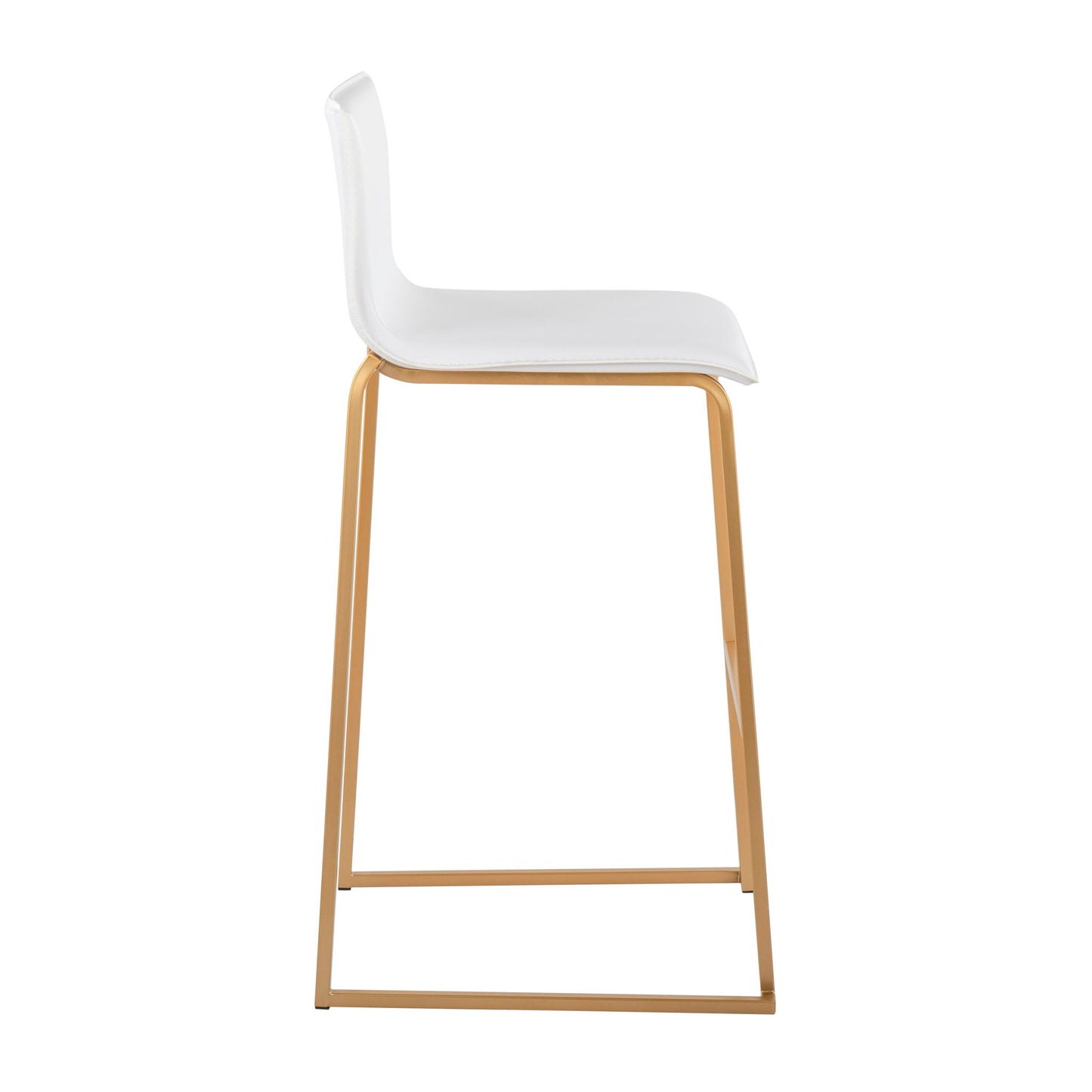 Mara - Contemporary Upholstered Barstool (Set of 2) Lumi Source