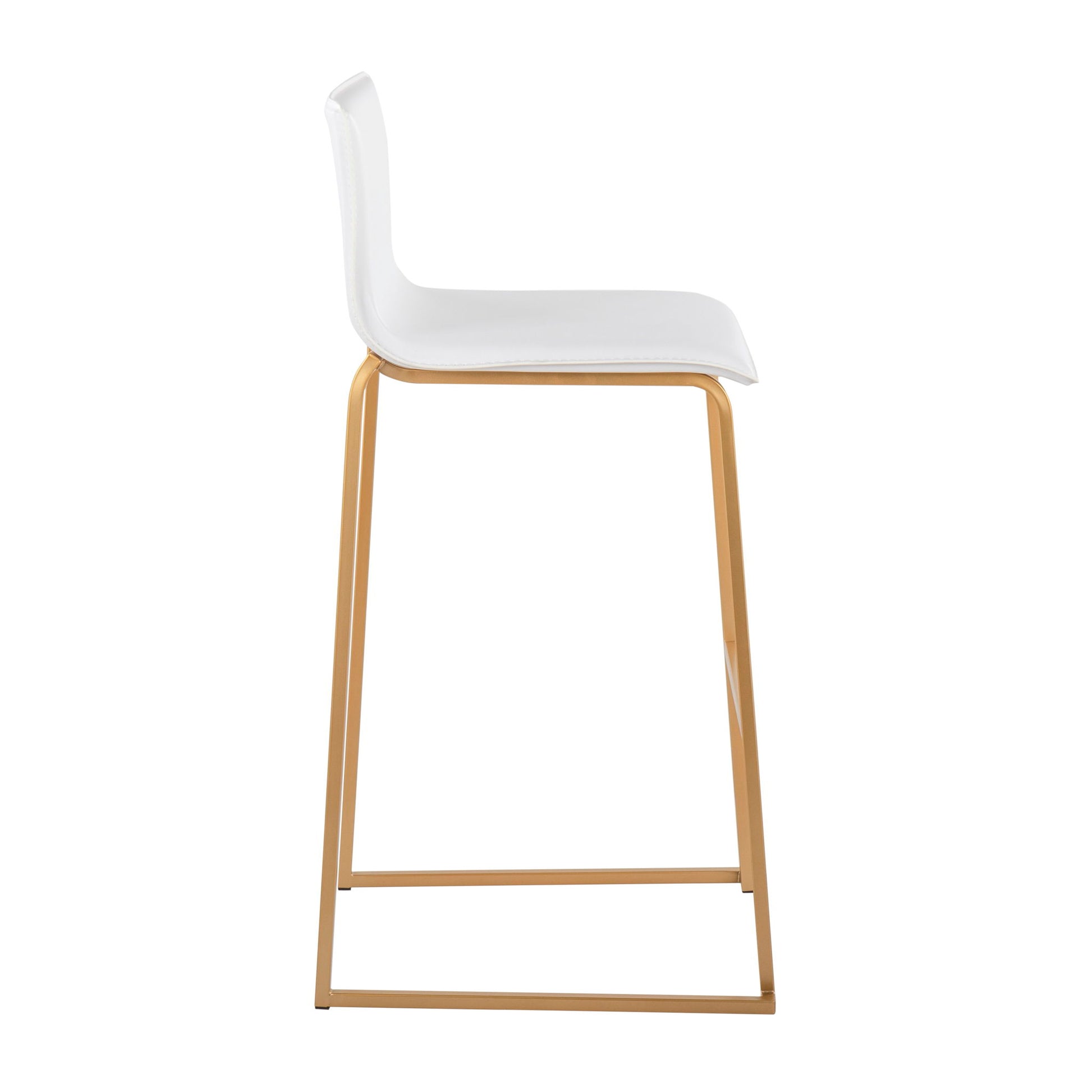 Mara - Contemporary Upholstered Barstool (Set of 2) Lumi Source