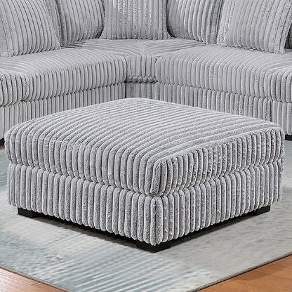 Ottoman - Gray / Mink Home Essentials