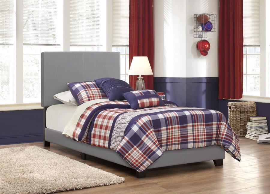 Dorian - Upholstered Panel Bed CoasterEveryday