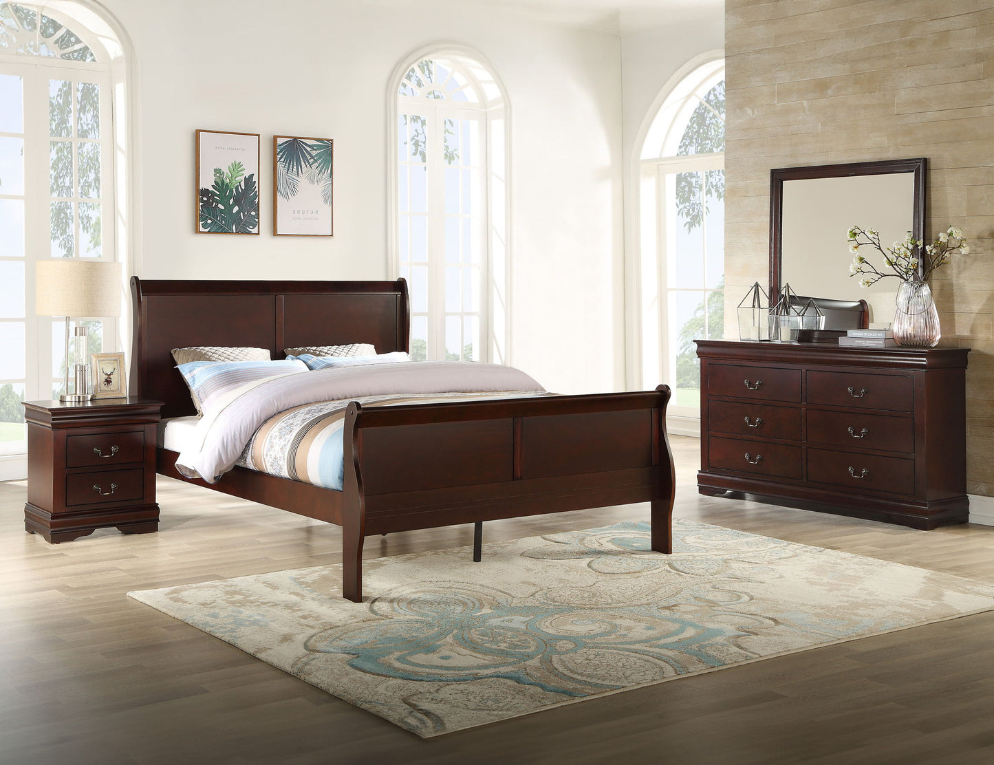 Louis Philip - Bedroom Set Crown Mark