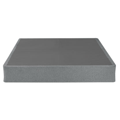 Foldable 9" Twin Size Metal Mattress Box Spring Foundation Bedroom Furniture Bed Base - Gray Daily Nest