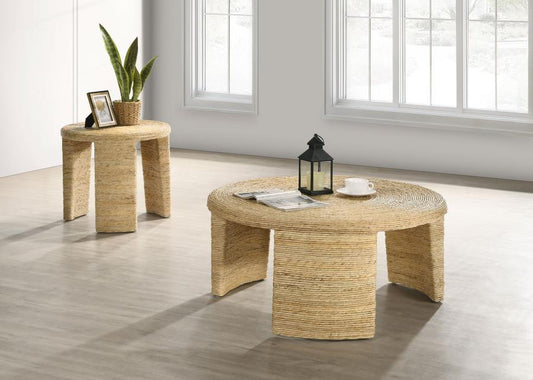 Artina - Rattan Coffee And End Table Set Coaster Fine Furniture