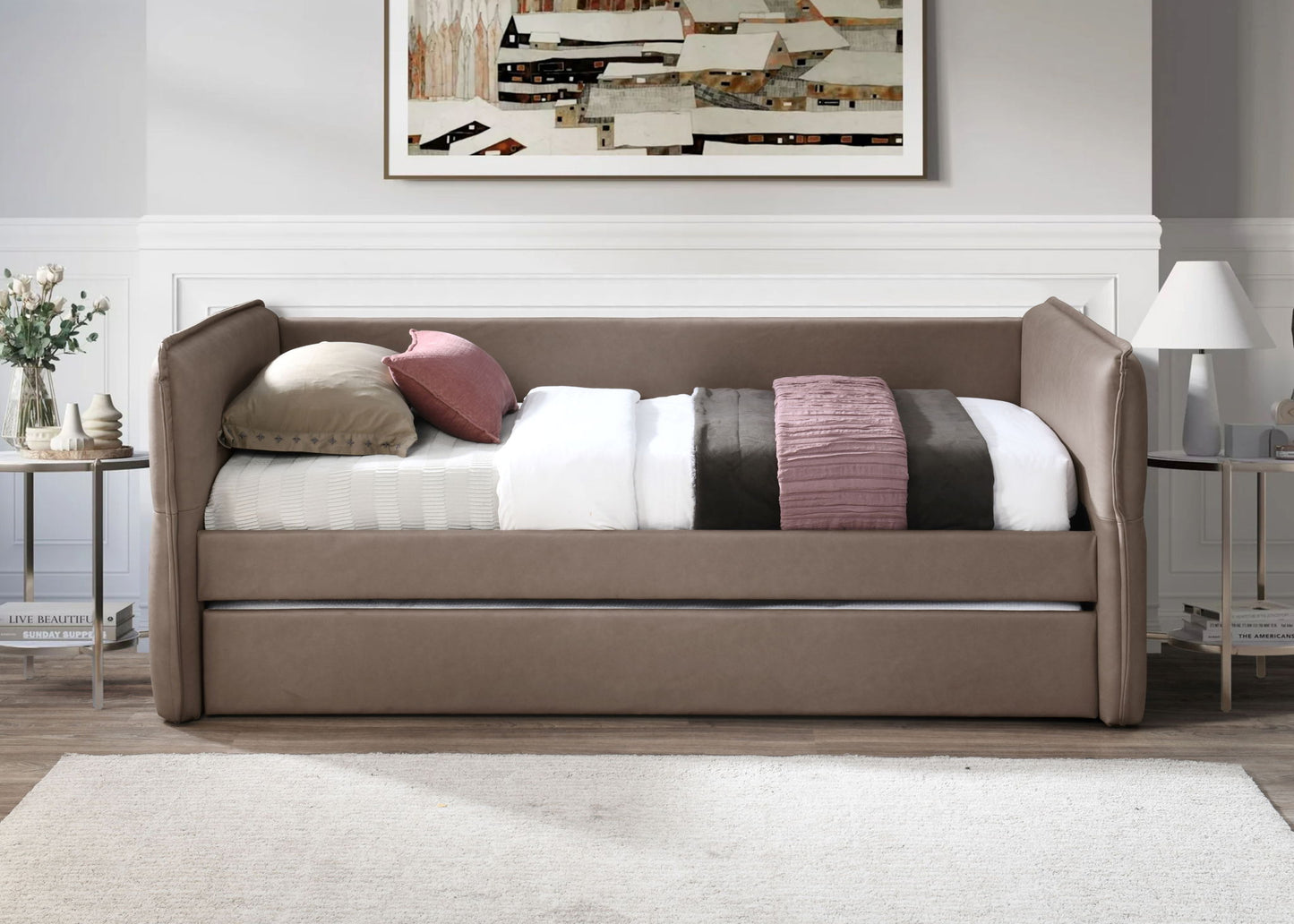Daybed With A Trundle, Stylish Design Bernards Furniture