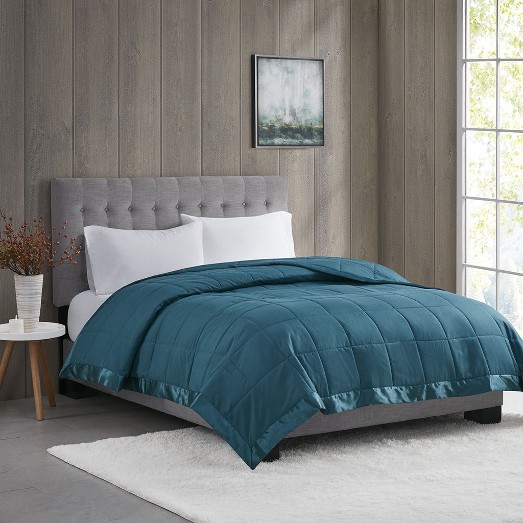 Windom - King All Season Hypoallergenic Blanket With 3M Scotchgard - Teal