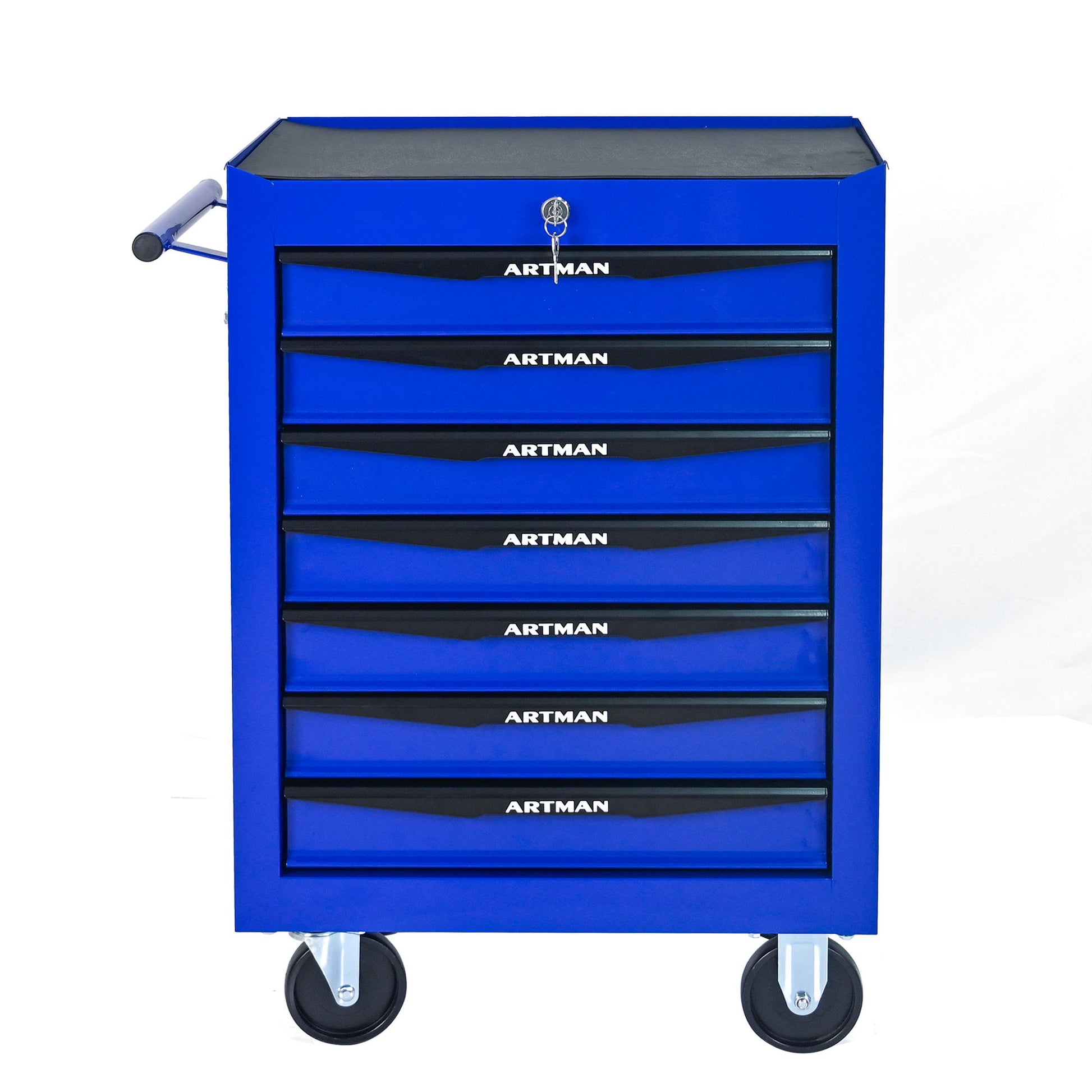 Rolling Metal Tool Chest With Drawers, Steel Storage Cabinet With Ball Bearing Slides Daily Nest