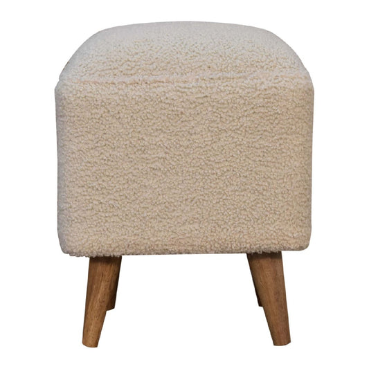 Squoval - Bench - Cream / Brown Artisan Furniture
