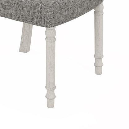 Tannen - Dining Side Chair (Set of 2) - White And Gray Lilola Home