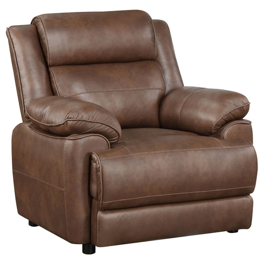 Worthington - Padded Arm Accent Chair - Dark Brown Furniture Max