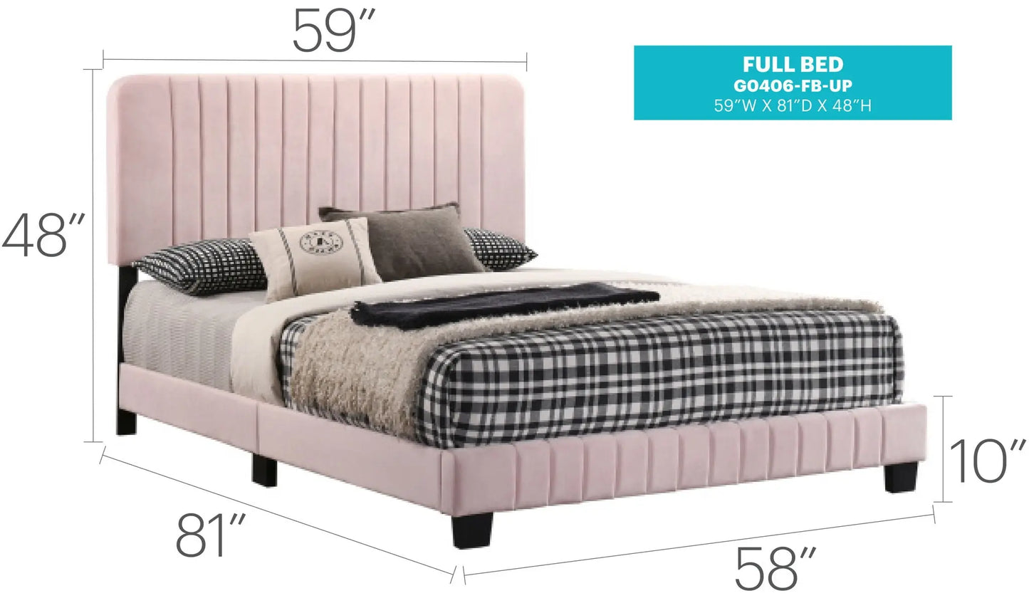Channel Tufted Bed Glory Furniture