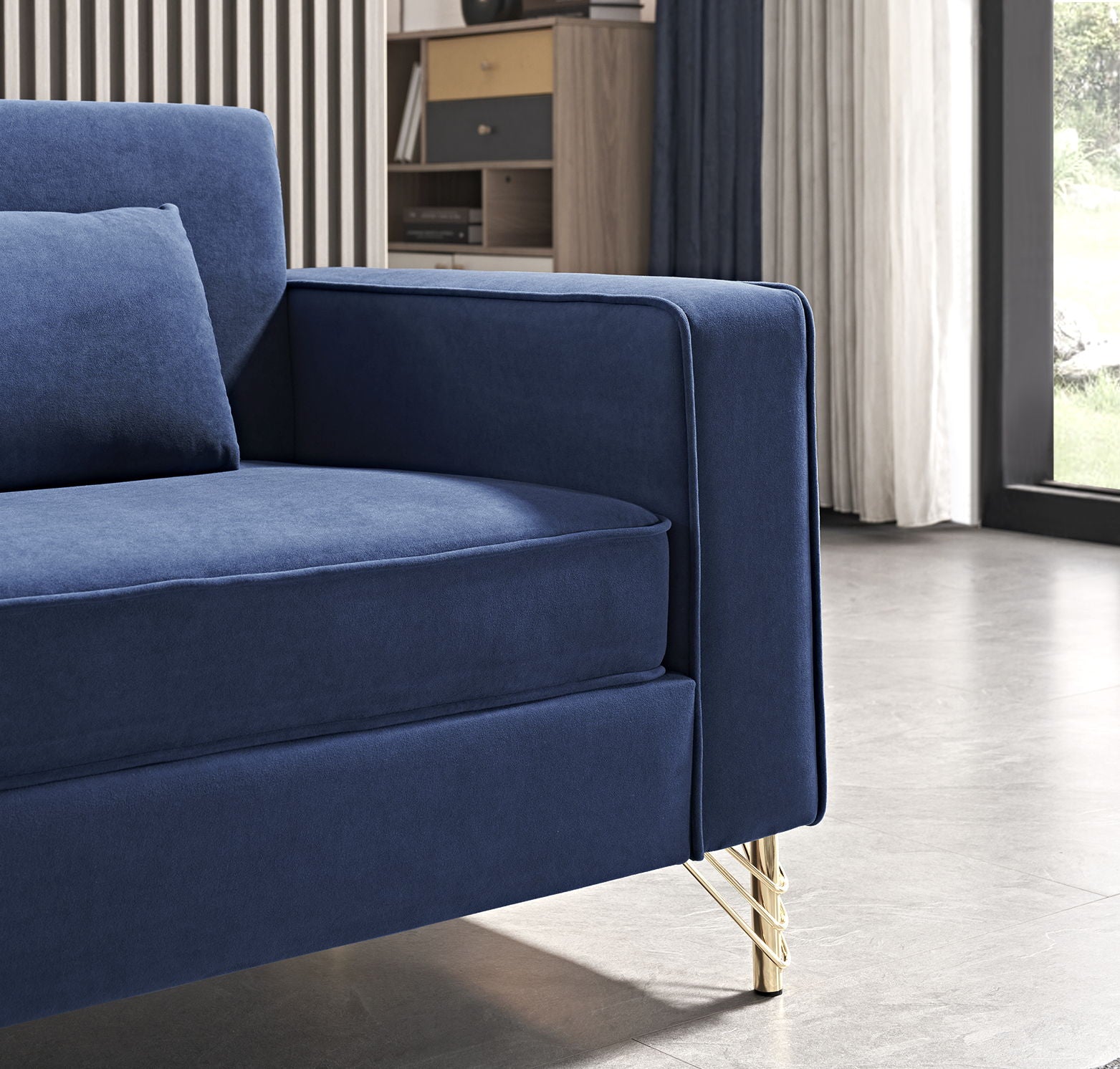 Aesthetic 3 Seater Couch With Classic Modern Appeal And Luxurious Soft Comfort US Pride