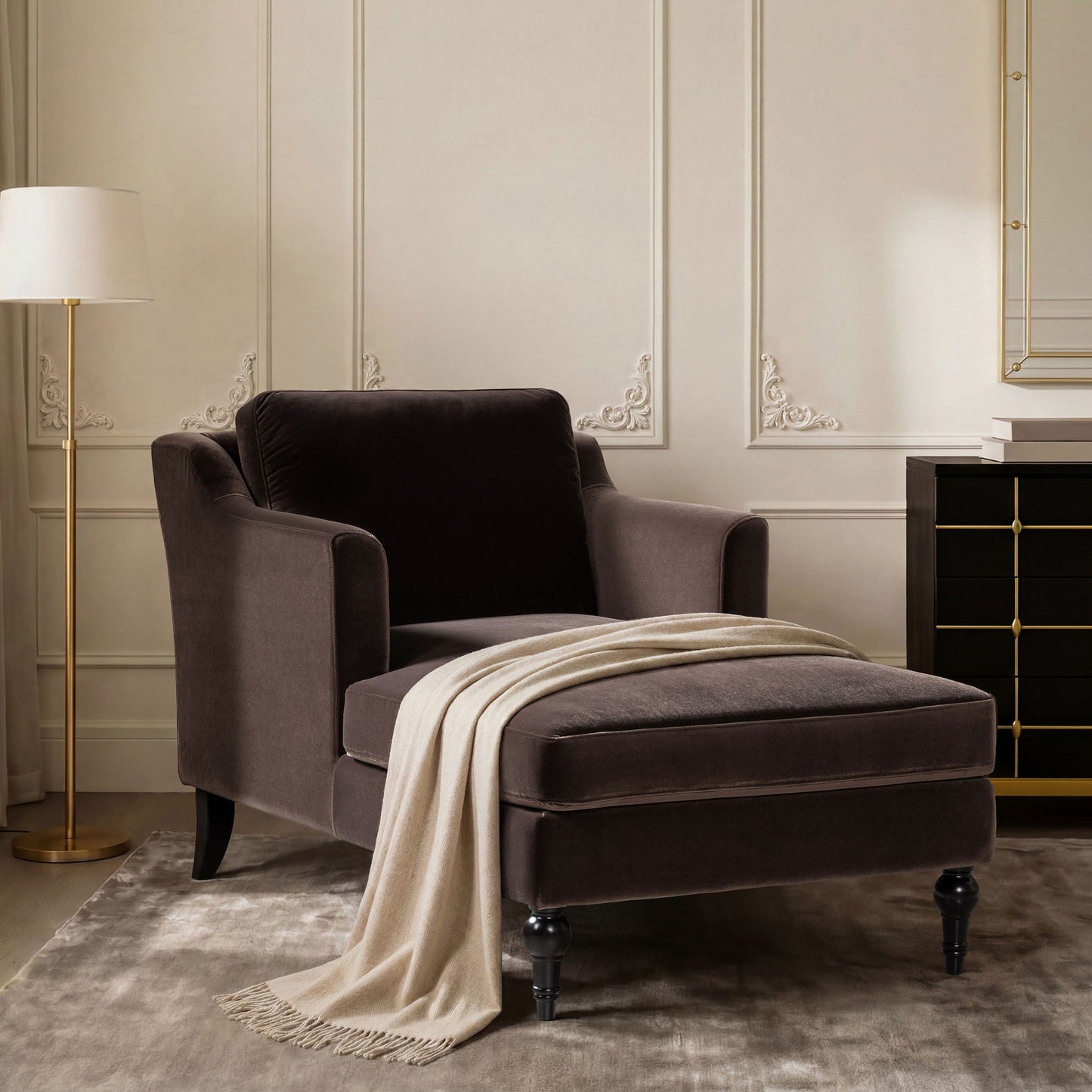 Josephine - Upholstered Chaise Lounge Jennifer Taylor Home
