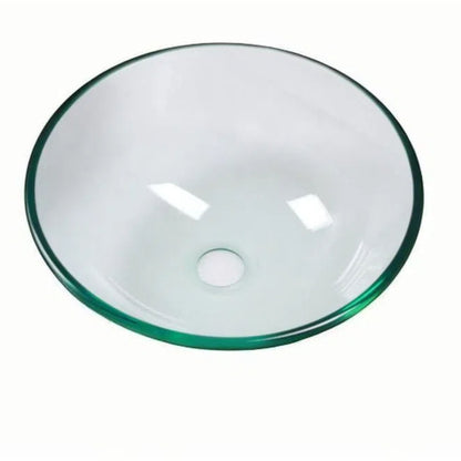 Artistic Tempered Glass Vessel Sink With Pop Up Drain Daily Nest