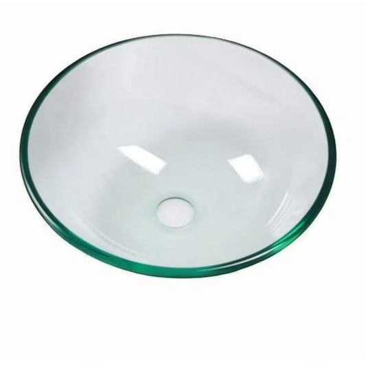 Artistic Tempered Glass Vessel Sink With Pop Up Drain Daily Nest