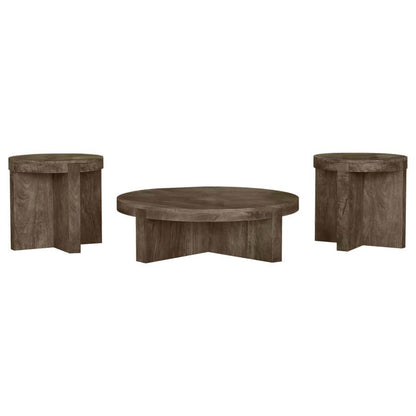 Kinkaid - Solid Wood Coffee And End Table Set Coaster Fine Furniture