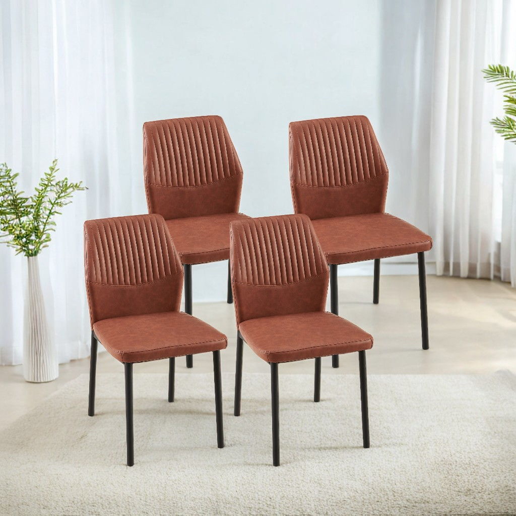 Dining Chairs Living Room Chair Modern Kitchen Armless Side Chair With Metal Legs Home Essentials