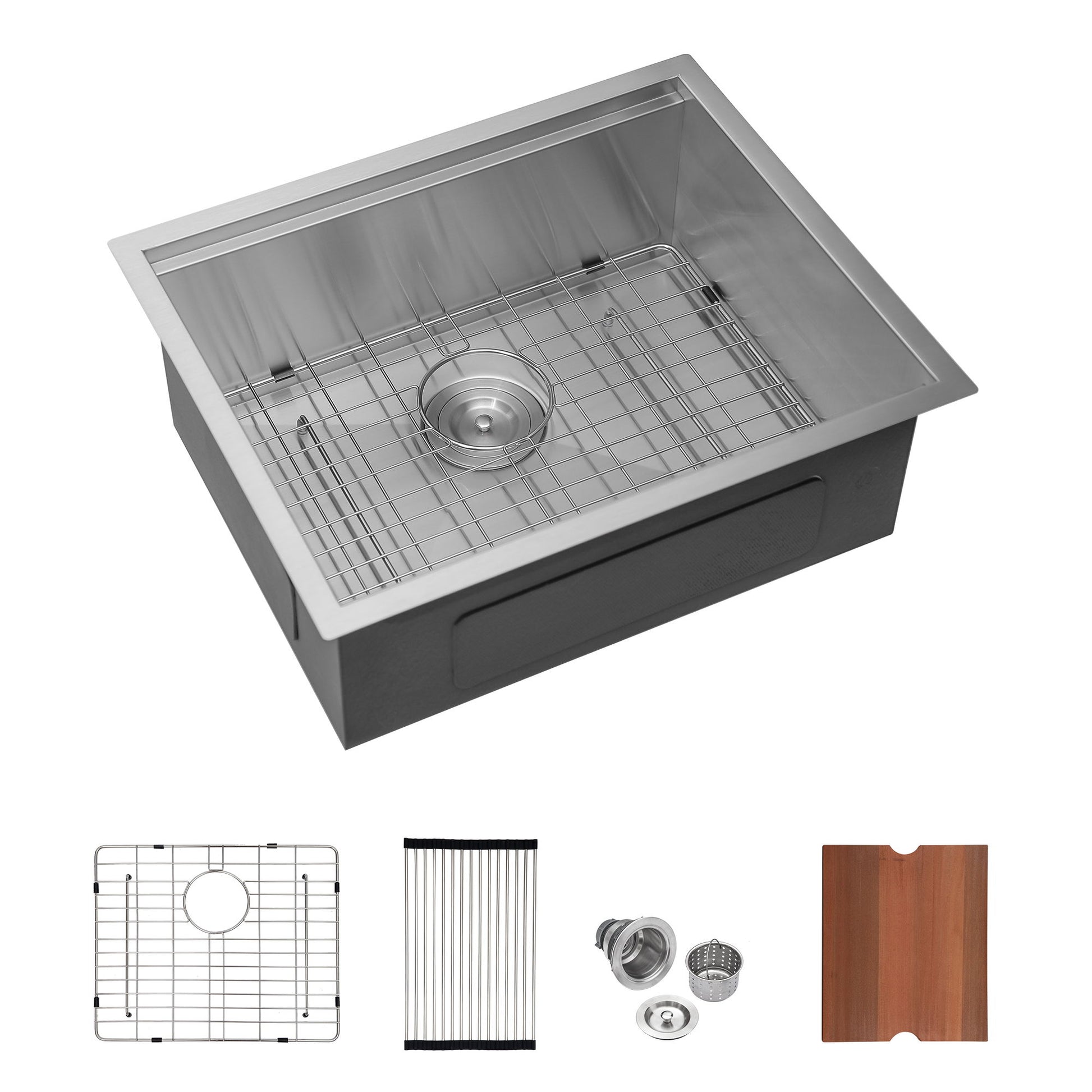 Laundry Workstation Undermount Utility Sink, Deep Single Bowl Daily Nest